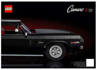 10304-Chevrolet Camaro Z28 - INSTRUCTIONS ONLY Instructions LEGO®