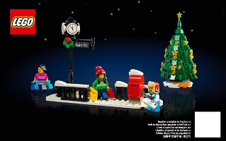 10308-Holiday Main Street - INSTRUCTIONS ONLY Instructions LEGO® Slightly Used Book 1