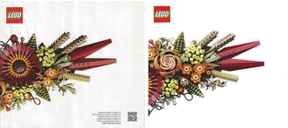 10314-Dried Flower Centrepiece - INSTRUCTIONS ONLY Instructions LEGO®