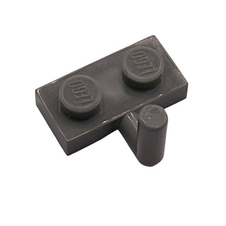 Plate, Modified 1x2 with Bar Arm Up (Horizontal Arm 6mm), Part# 4623a Part LEGO® Dark Gray