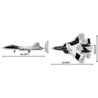 TOP GUN Su-57 FELON Fighter: COBI Set #5921 Building Kit Cobi Toys