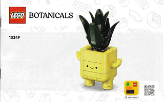 10349-Happy Plants - INSTRUCTIONS ONLY Instructions LEGO® Slightly Used Book 1