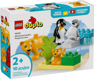 10442 - Wild Animal Families: Penguins & Lions - EMPTY BOX ONLY Empty Box LEGO®