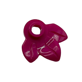 Plant Plate w/ 3 Leaves, Part# 32607 Part LEGO® Magenta 1 Part