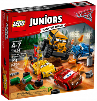 10744 - Thunder Hollow Crazy 8 Race - EMPTY BOX ONLY Empty Box LEGO®