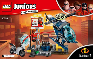 10759-Elastigirl's Rooftop Pursuit - INSTRUCTIONS ONLY Instructions LEGO®