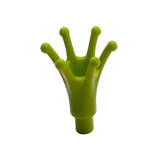 Minifigure, Crown with Bar, Part# 25516 Part LEGO® Lime