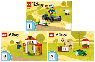 10775-Mickey Mouse & Donald Duck's Farm - INSTRUCTIONS ONLY Instructions LEGO®