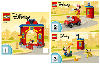 10776-Mickey & Friends Fire Truck & Station - INSTRUCTIONS ONLY Instructions LEGO®