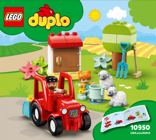 10950-Farm Tractor & Animal Care - INSTRUCTIONS ONLY Instructions LEGO®