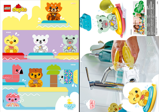 10965-Bath Time Fun: Floating Animal Train - INSTRUCTIONS ONLY Instructions LEGO®
