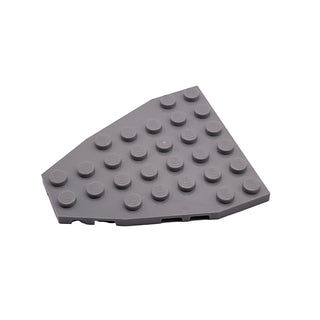Wedge, Plate 7 x 6 with Stud Notches (Boat Bow Plate), Part# 50303 Part LEGO® Light Bluish Gray