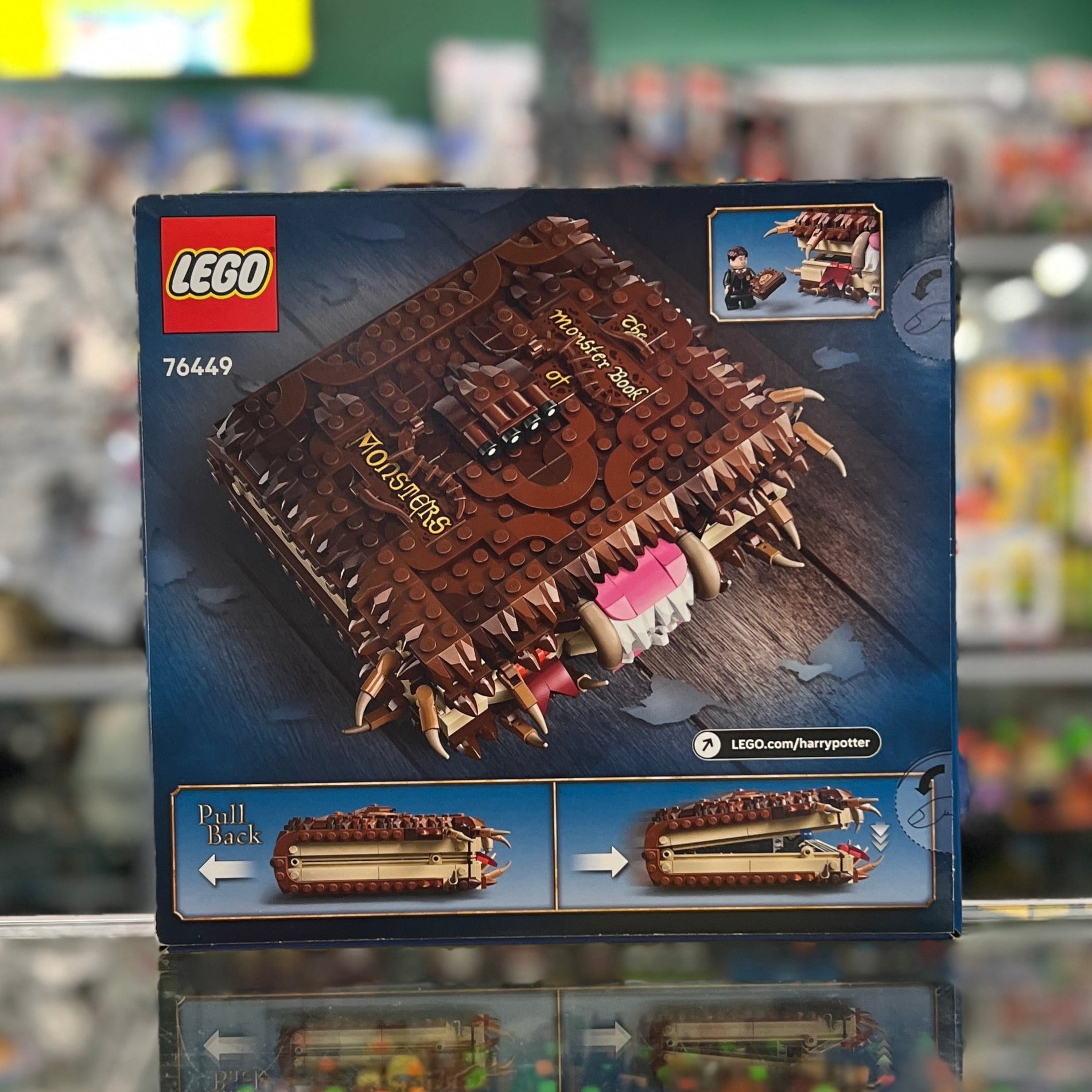 lego the book of monsters LEGO 76449 Harry Potter Chomping Monster Book of Monsters