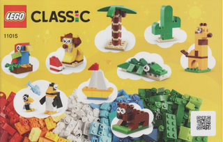 11015-Around the World - INSTRUCTIONS ONLY Instructions LEGO® Slightly Used Book 1