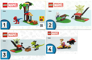 11200-Spidey and Gobby's Raptor Battle at Tree House HQ - INSTRUCTIONS ONLY Instructions LEGO®