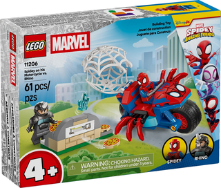 11206 - Spidey on his Motorcycle vs. Rhino - EMPTY BOX ONLY