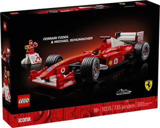 11375 - Ferrari F2004 & Michael Schumacher - EMPTY BOX ONLY Empty Box LEGO®