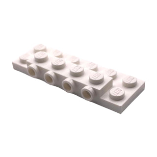 Plate, Modified 2 x 6 x 2/3 with 4 Studs on Side, Part# 87609 Part LEGO® White
