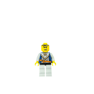 Fantasy Era - Crown Knight Scale Mail with Crown, Speckle Black-Silver Helmet, Angry Eyebrows, cas436 Minifigure LEGO®