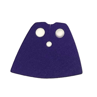 Minifigure Cape Cloth, Very Short - Traditional Starched Fabric, Part# 99464 Part LEGO® Dark Purple Very Good