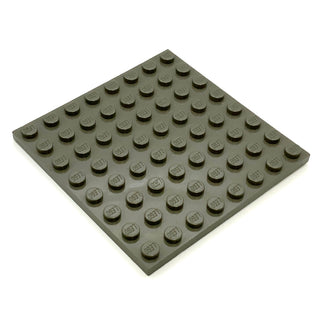 Plate 8x8, Part# 41539 Part LEGO® Dark Gray  