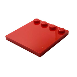 Tile Modified 4x4 with Studs on Edge, Part# 6179 Part LEGO® Red
