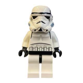 Imperial Stormtrooper Misprint- Black Head, Solid Mouth Helmet, sw0036b Minifigure LEGO®