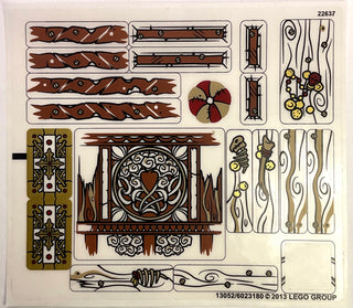 Sticker Sheet for Set The Goblin King Battle, 79010 - (13052/6023180), Part# 79010stk01