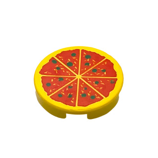 Pizza Tile Round 2x2, Part# 4150p02 Part LEGO®