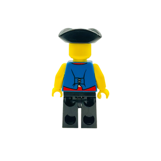 Pirate Blue Vest, Black Legs, pi127 Minifigure LEGO®