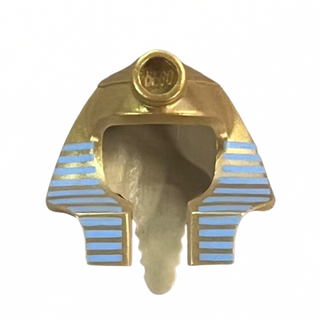 Minifigure, Headgear Headdress Mummy with Medium Blue Stripes Pattern, Part# x177pb05 Part LEGO®
