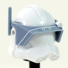 Detail White Print Sand Blue Visor- CAC Custom Headgear Accessory Clone Army Customs   
