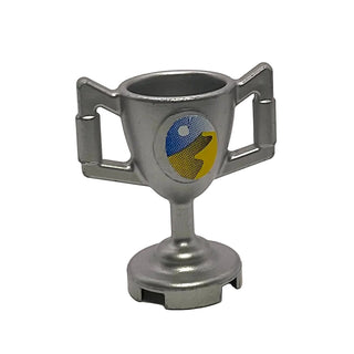 Trophy Cup with Desert and Full Moon Sticker, LEGO® Minifigure Utensil, Part# 89801pb04
