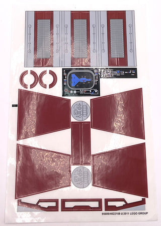 Sticker Sheet for Set Republic Frigate, 7964 - (95689/4622108), Part# 7964stk01 Part LEGO® Complete
