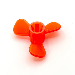 Propeller 3 Blade 3 Diameter with Axle Hole, Part# 6041 Part LEGO® Trans-Neon Orange  