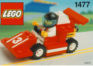 Red Race Car Number 3, 1477 Building Kit LEGO®