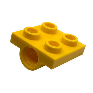Plate, Modified 2x2 with Pin Hole, Part# 2444 Part LEGO® Yellow