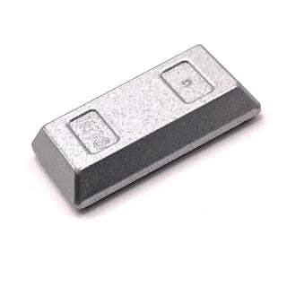 Minifigure Utensil, Ingot/Bar, Part# 99563 Part LEGO® Metallic Silver