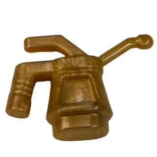 Minifigure, Utensil Tool Oil Can - Ribbed Handle Part#11402c Part LEGO® Pearl Gold