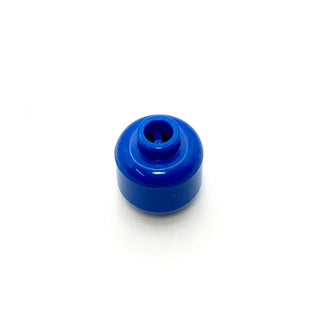 Minifigure, Head (Plain) - Blocked Open Stud, Part# 3626b Part LEGO® Blue  