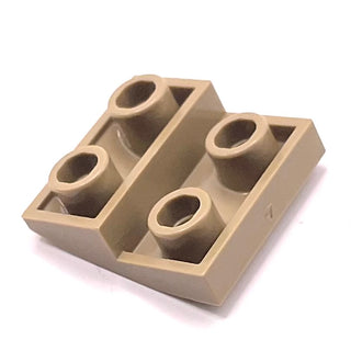 Slope, Curved 2 x 2 x 2/3 Inverted, Part# 32803 Part LEGO® Dark Tan