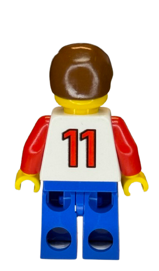 Soccer Player - Red, White, and Blue Team with Number 11 on Back, soc003 Minifigure LEGO®