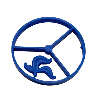 LEGO® Minifigure, Plume Feather Wheel, 3 on Spure, Part# 4502 Part LEGO® Blue Only Triple Plume Feather