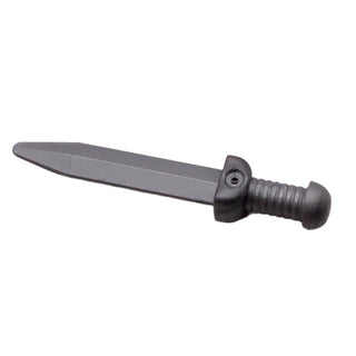 Minifigure, Weapon Sword, Roman Gladius with Thick Crossguard, Part# 18034 Part LEGO® Flat Silver