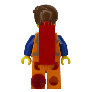 Emmet - Wide Smile, with Piece of Resistance and Plate on Leg, tlm026 Minifigure LEGO®