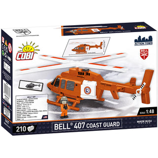 Bell 407 Coast Guard Helicopter: COBI Set #26627 Building Kit Cobi Toys