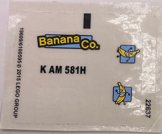 Sticker Sheet for Set Gorilla Grodd Goes Bananas 76026 - International Version - (19609/6100595), Part# 76026stk01a