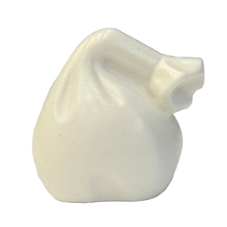 Minifigure, Utensil Sack / Bag with Handle Part# 10169 Part LEGO® White