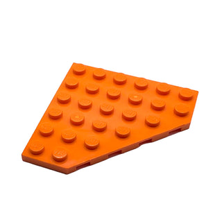 Wedge, Plate 6 x 6 Cut Corner, Part# 6106 Part LEGO® Orange