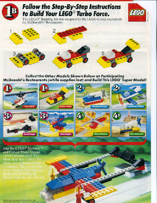 1647-Motion 1B, Turbo Force polybag - INSTRUCTIONS ONLY Instructions LEGO®